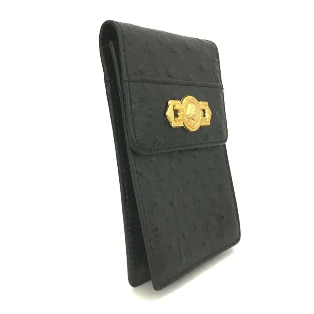 ❌SOLD❌Authentic VERSACE Sunburst Leather Accessory Pouch - Picture 2 of 10
